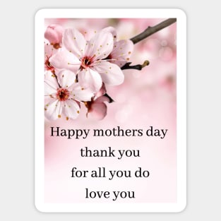 mothers day blossom design Sticker